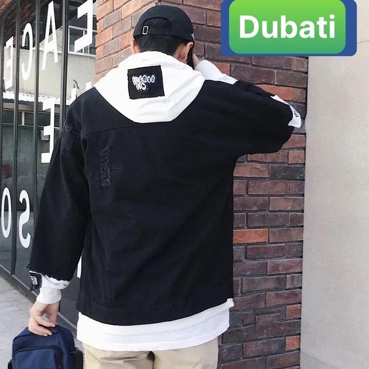 ÁO KHOÁC JEAN NAM NỮ UNISEX CHẤT BÒ PHỐI NÓN NỈ PHONG CÁCH HÀN QUỐC - DUBAI FASHION