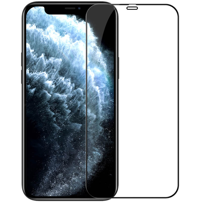 Miếng dán cường lực iPhone 12 Pro Max hiệu Nillkin Amazing CP+ Pro full màn hình 3D mỏng 0.23mm, Kính ACC Japan, Chống Lóa, Hạn Chế Vân Tay - Hàng chính hãng