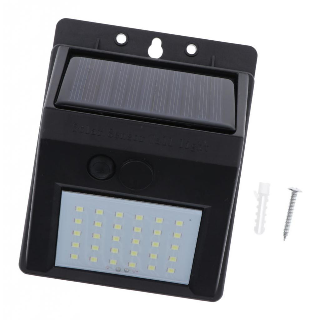 2x Solar Lights Outdoor Waterproof Solar Wall Lamp for Garden Pathway 30 LED