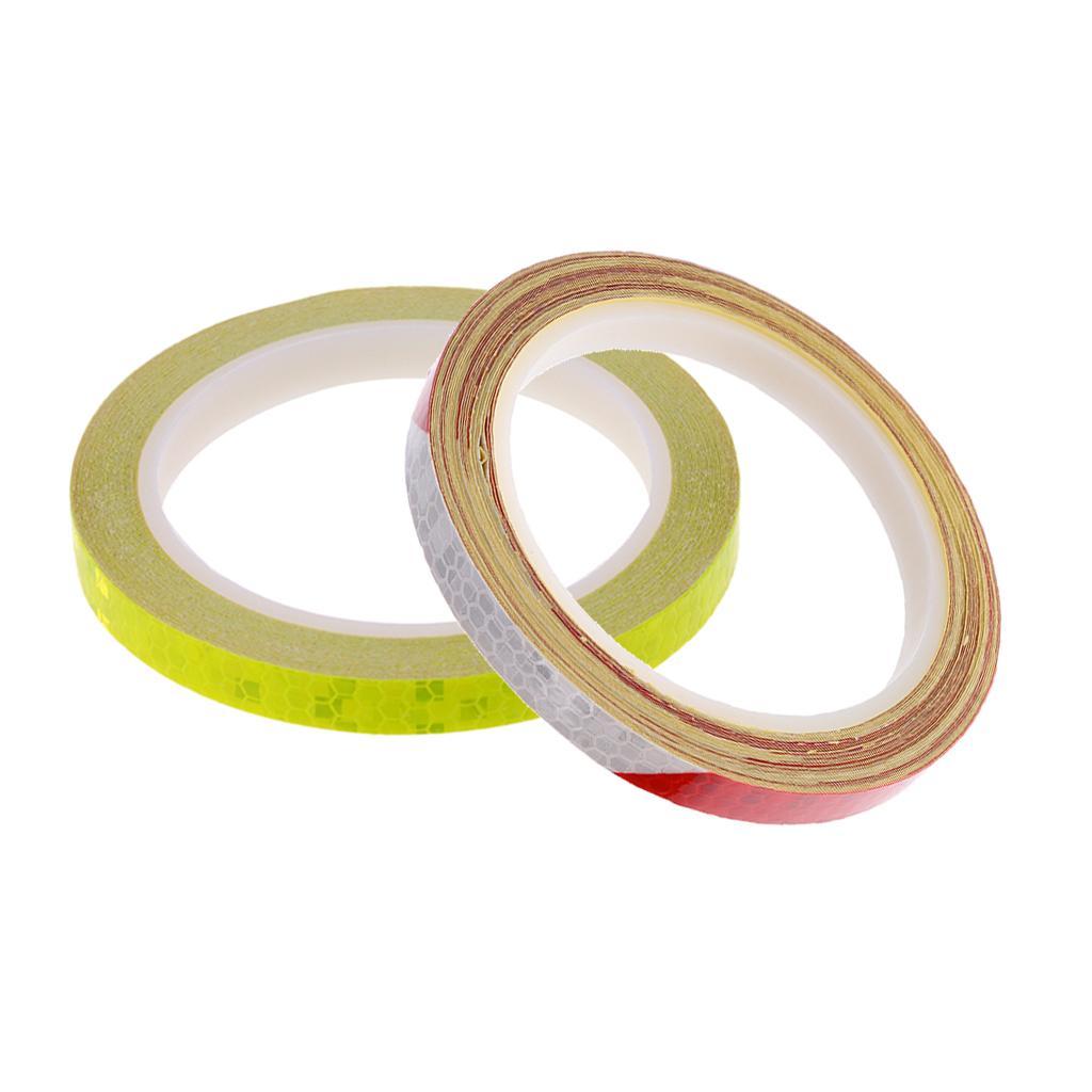 Waterproof Super Reflective Safety Indicator Sticker, Car Auto Safety Reflective Stickers, Work for Motorcycle, Bicycle, Sled