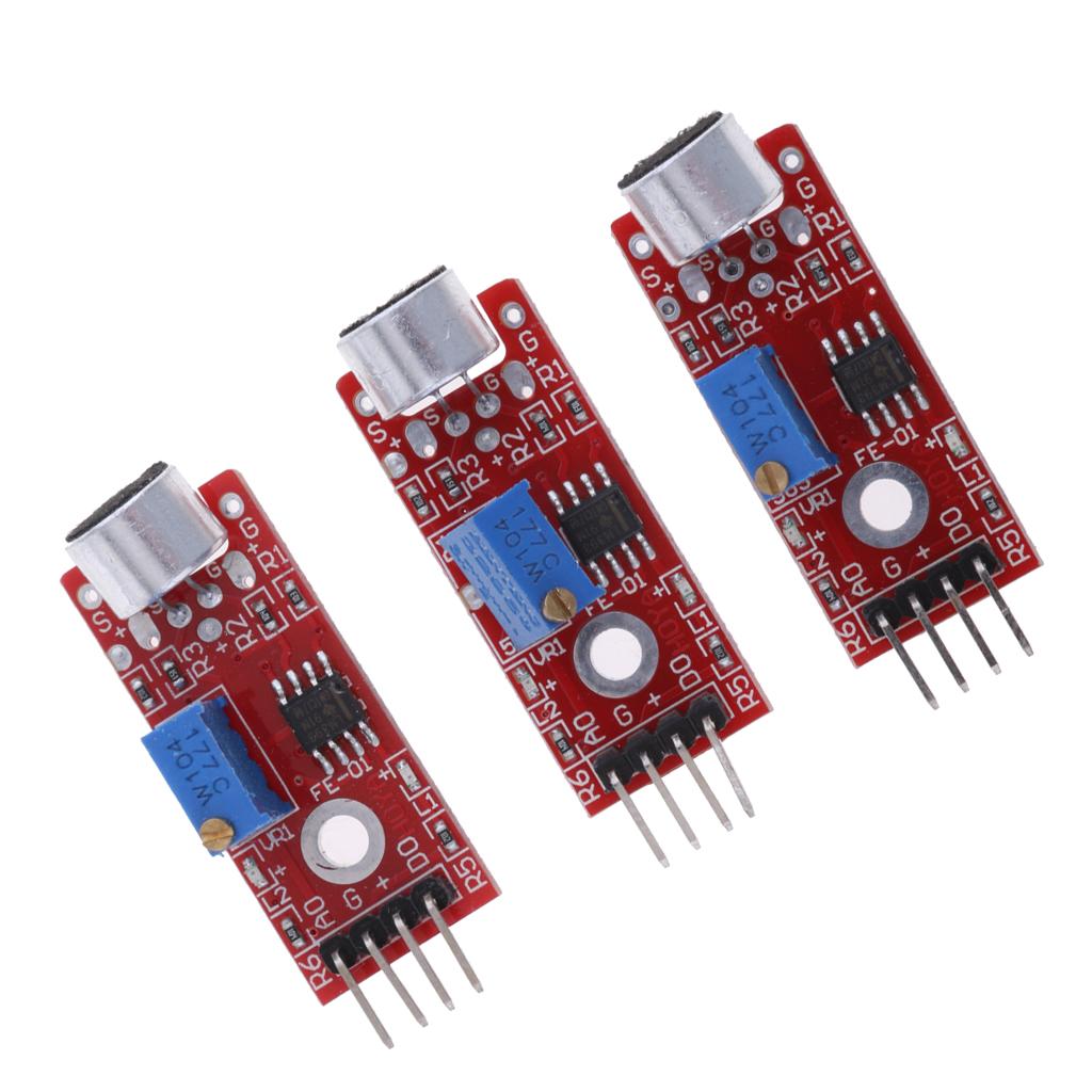 3 Độ Nhạy Cao Âm Thanh Micro Cảm Biến Module Phát Hiện Cho Arduino