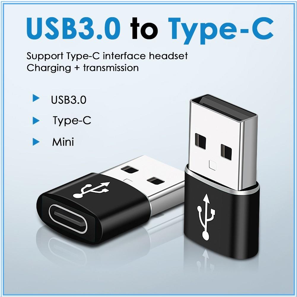 Mini Type-C Female to USB 3.0 Male Adapter Data Transfer Charging OTG Connector