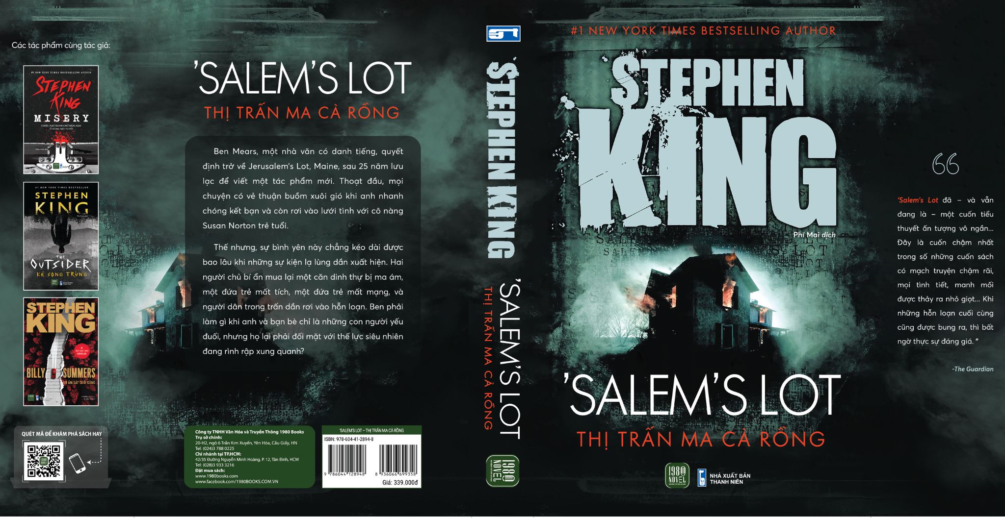 Sách - 'Salem's Lot : Thị Trấn Ma Cà Rồng