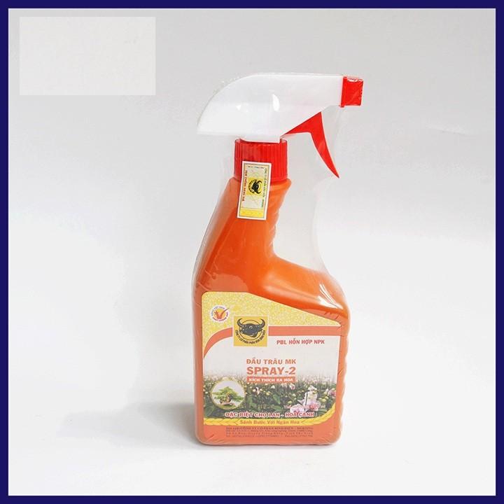Phân bón lá đầu trâu kích ra hoa SPRAY 2 - 500ML_ Kích ra nhiều hoa