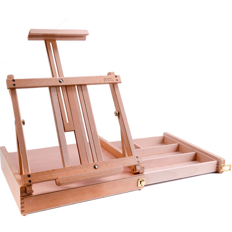 Giá Vẽ Để Bàn Kiêm Hộp Đựng Dụng Cụ Vẽ Mont Marte - Tabletop Box Easel Signature - MCG0024