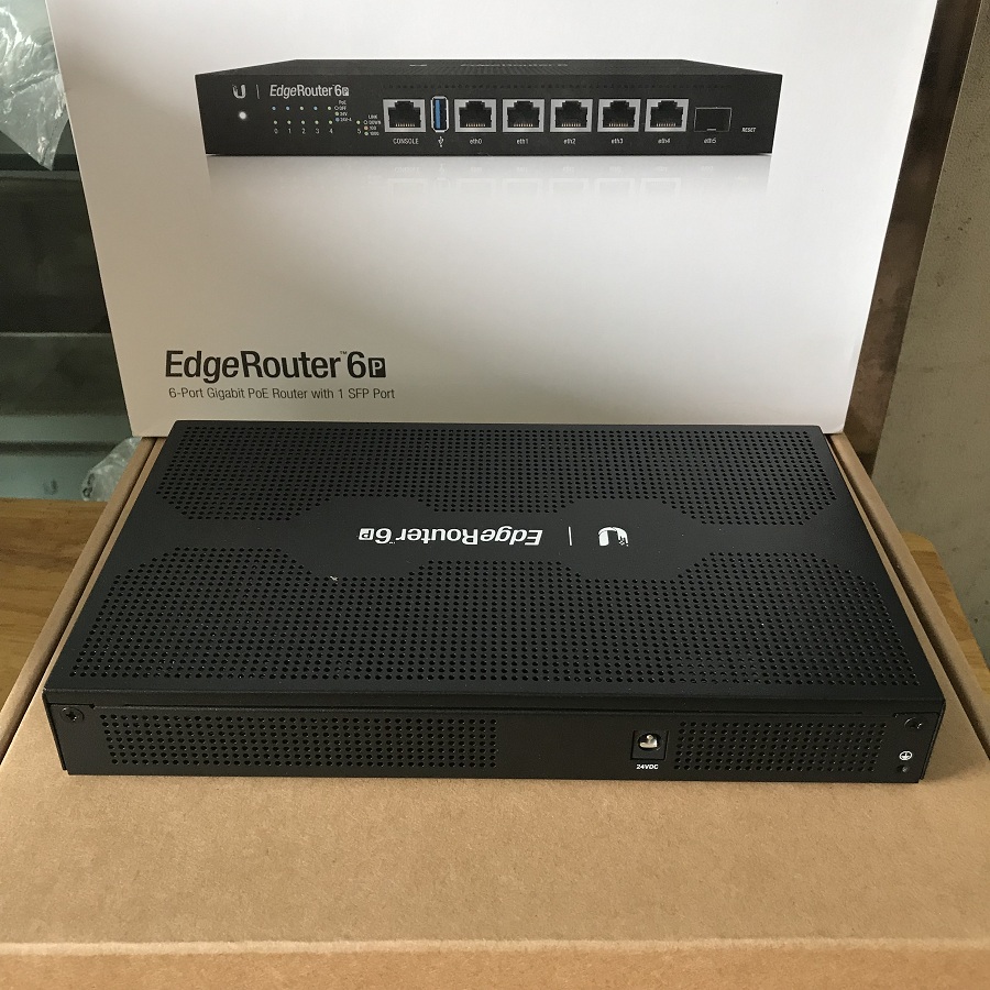 Router và Cân Băng Tải Ubiquiti EdgeRouter 6P (ER-6P)- Hàng chính hãng