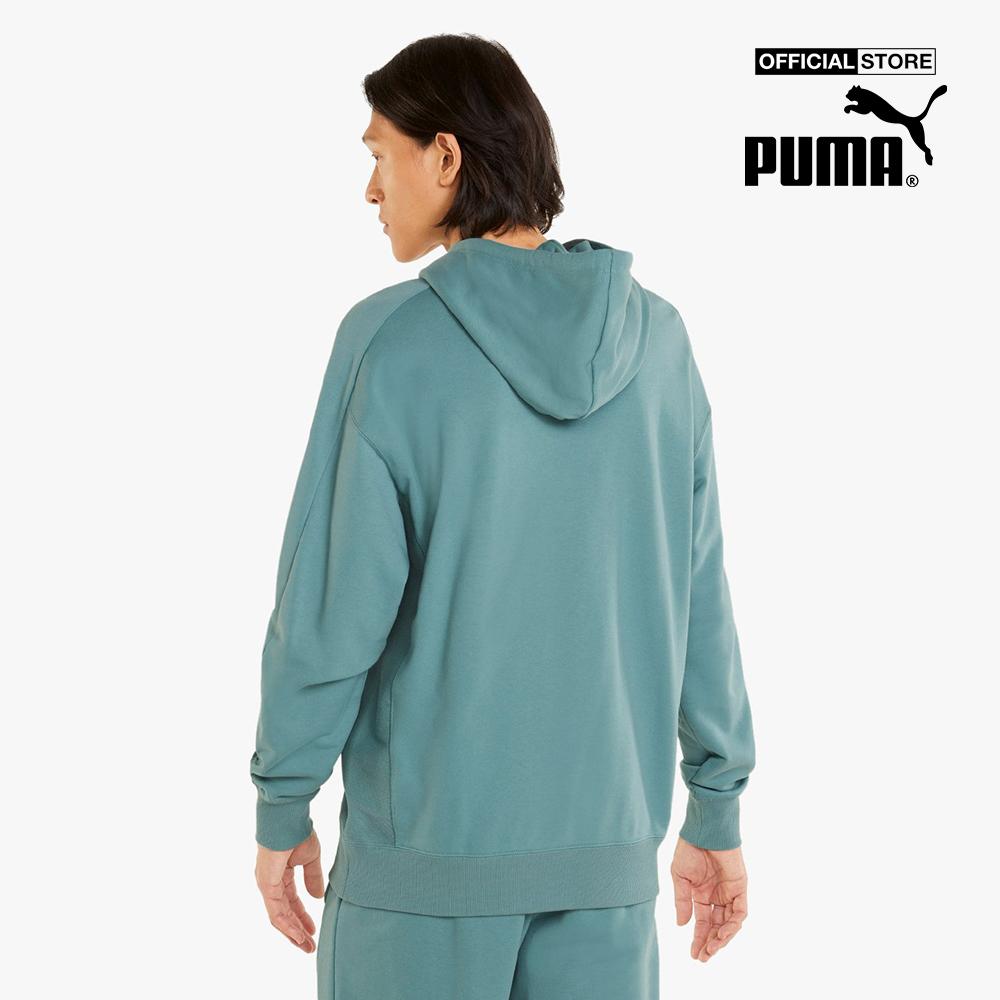 PUMA - Áo hoodie nam phối mũ trùm T7 Go For 534175