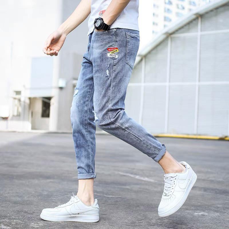 Quần Jean Nam - Quần Bò Nam co dãn ôm form tôn dáng chuẩn, quần jean thời trang cao cấp nam Muradfashion mẫu NT521