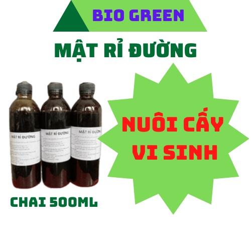 Mật rỉ đường, rỉ mật đường, men ủ BIOGREEN , khử mùi,cải tạo đất chai 500ml