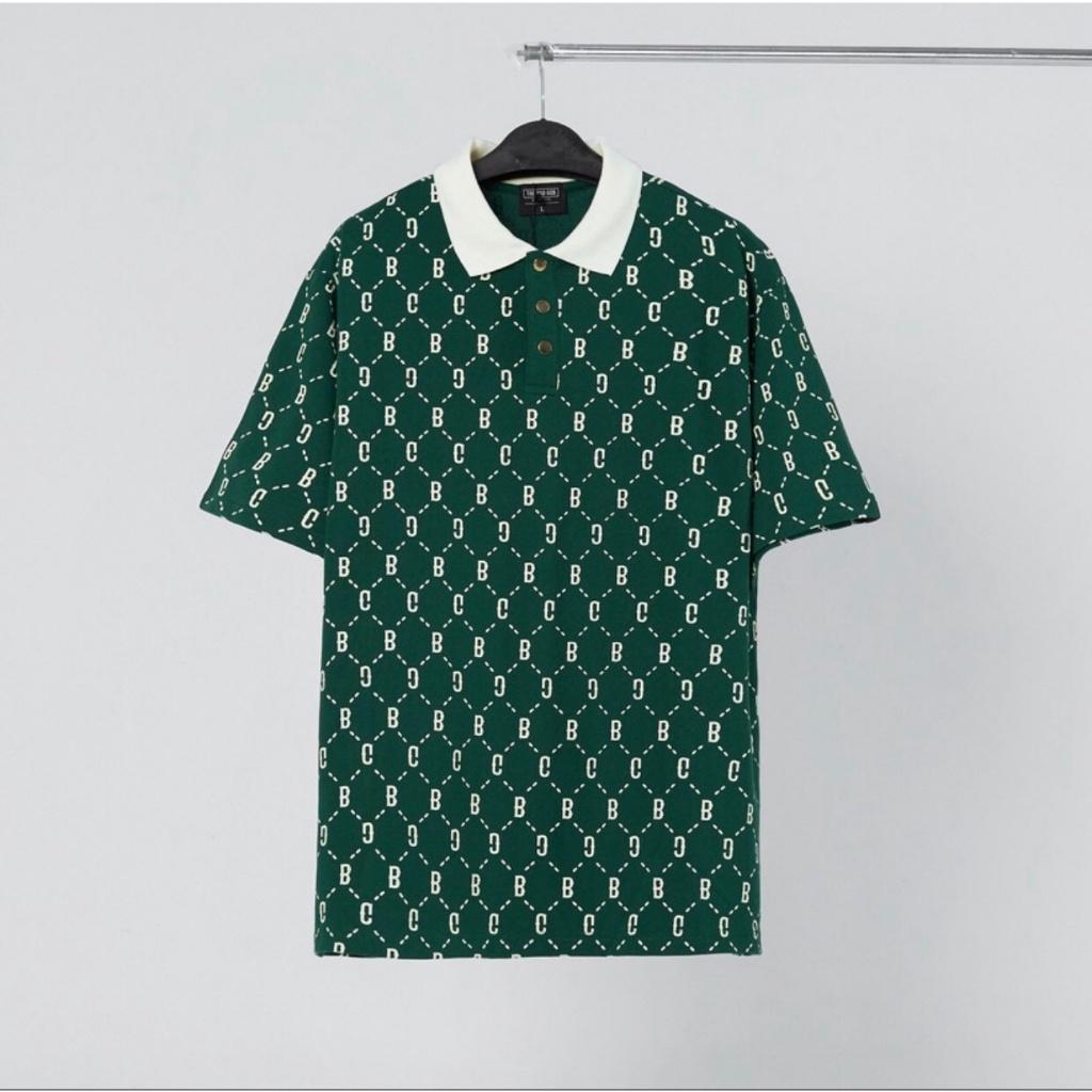 Áo phông polo The Bad god monogram - Trắng, Trắng