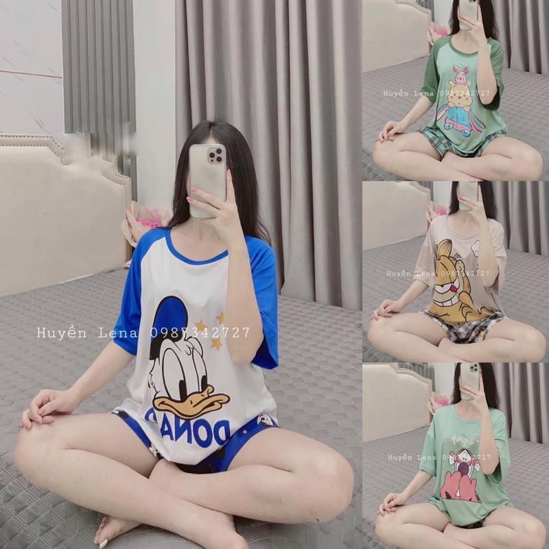 Đồ Ngủ Cotton Đùi Hoạ Tiết 4 Mẫu