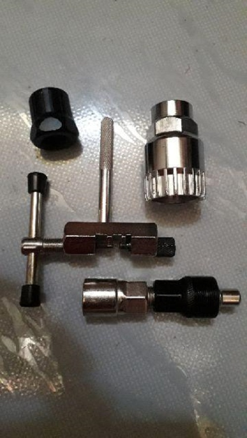Bộ dụng cụ sửa chữa xe đạp - Dụng cụ tháo trục giữa, cắt sên, tháo líp xe đạp