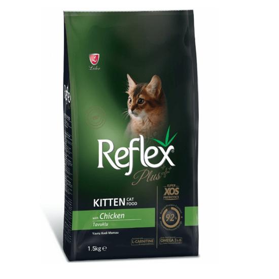 Thức ăn cho mèo Reflex Plus Kitten Food Chicken (vị thịt gà) 1,5kg)