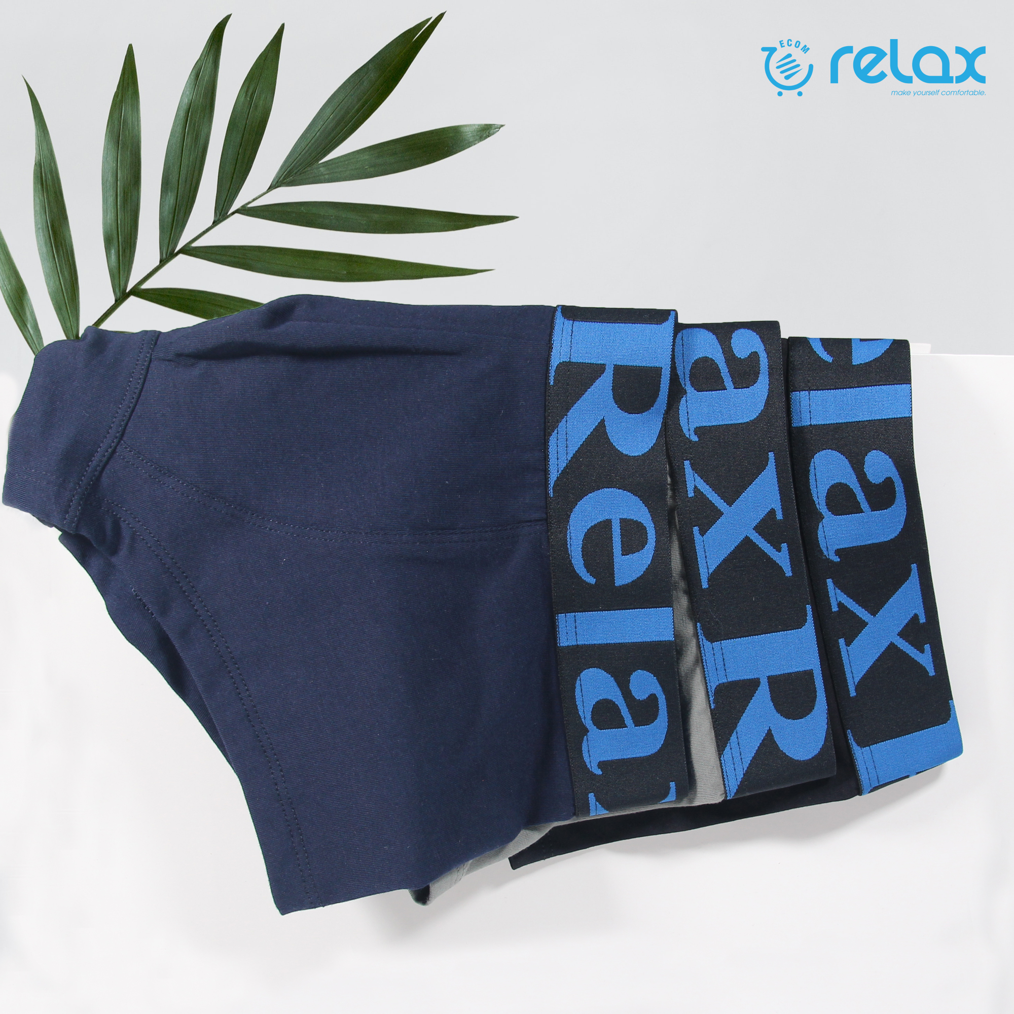 Combo 3 Quần Lót Nam RLTK037 - quần sịp nam thoáng mát mềm mại cao cấp, co giãn tốt, ôm gọn - RELAX