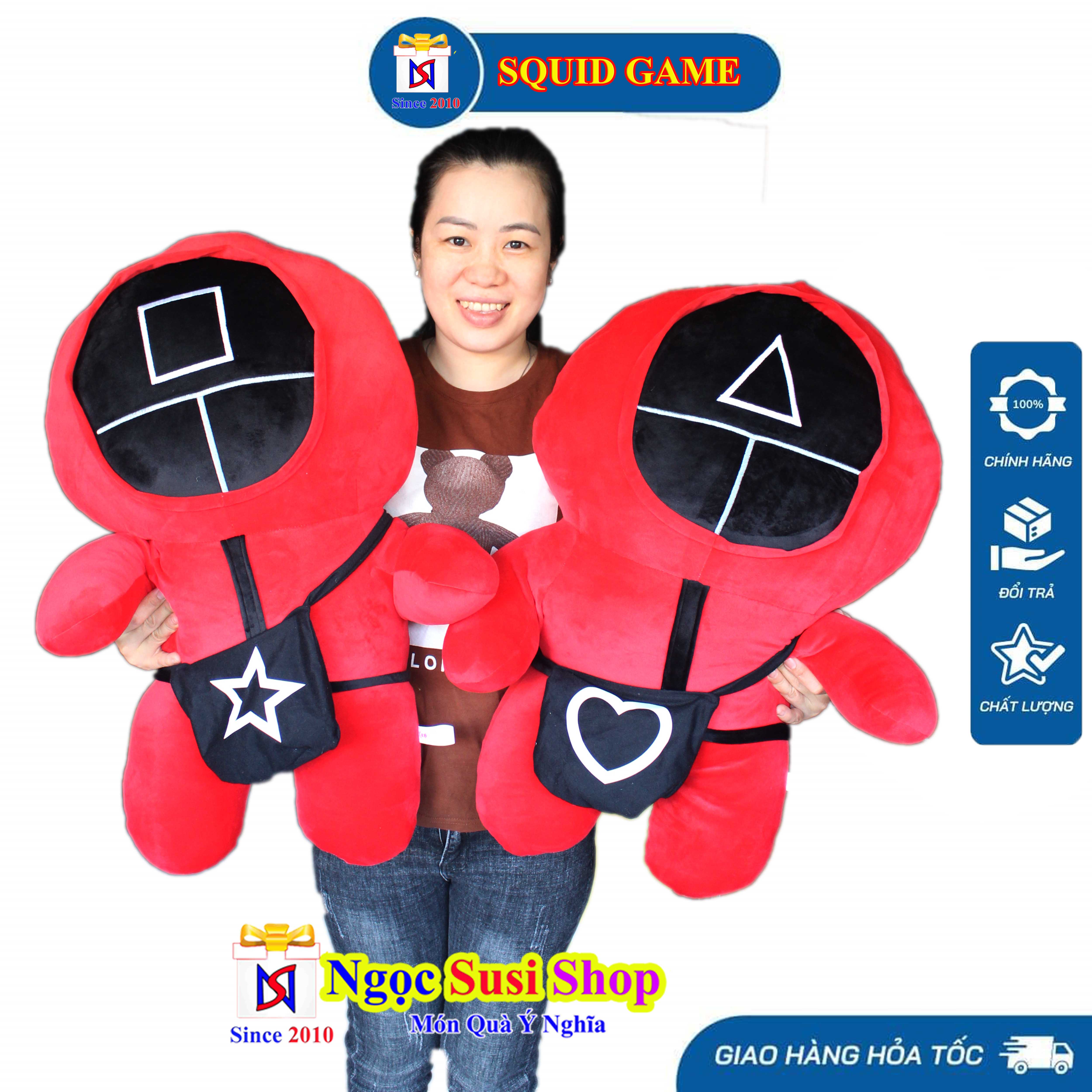 THÚ BÔNG SQUID GAME TRÒ CHƠI CON MỰC KHỔNG LỒ RẤT HOT