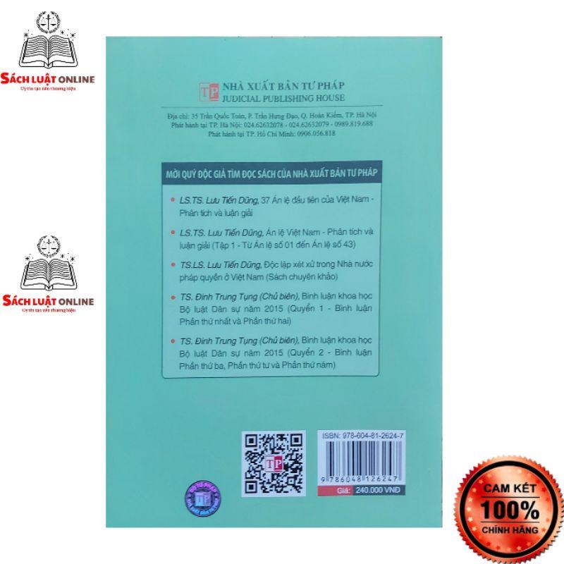 Sách - Lý giải một số vấn đề của Bộ luật Tố tụng dân sự năm 2015 từ thực tiễn xét xử