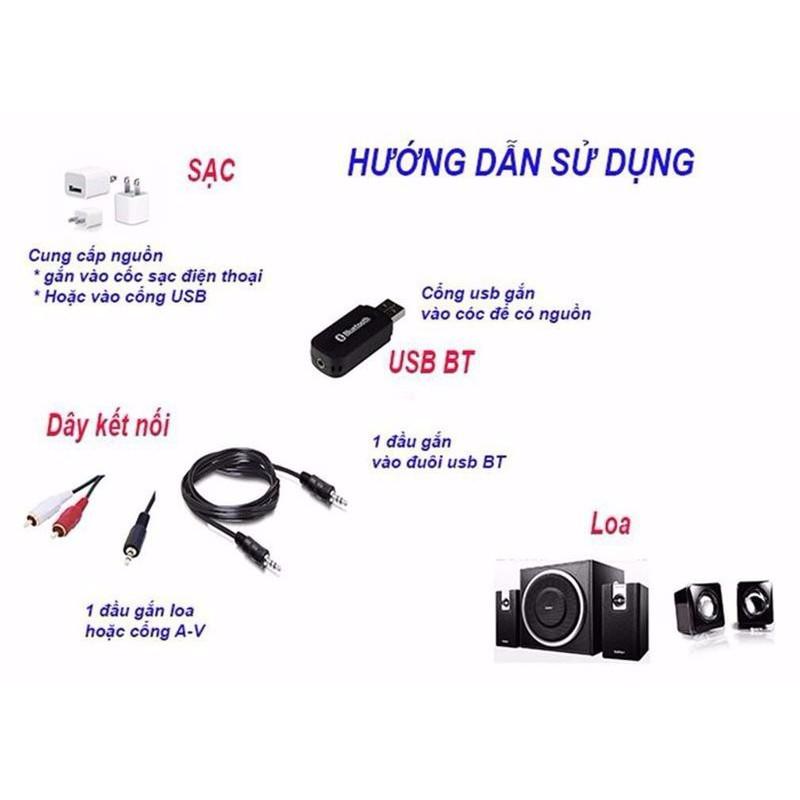 USB Bluetooth Biến Loa Thường Thành Loa Bluetooth