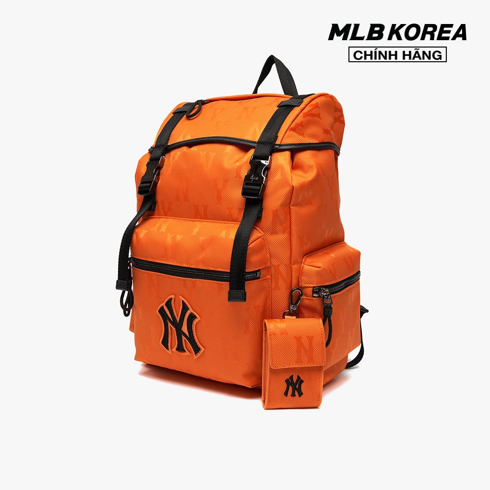 MLB - Balo chữ nhật Monogram Nylon Jacquard 3ABKM021N-50ORS