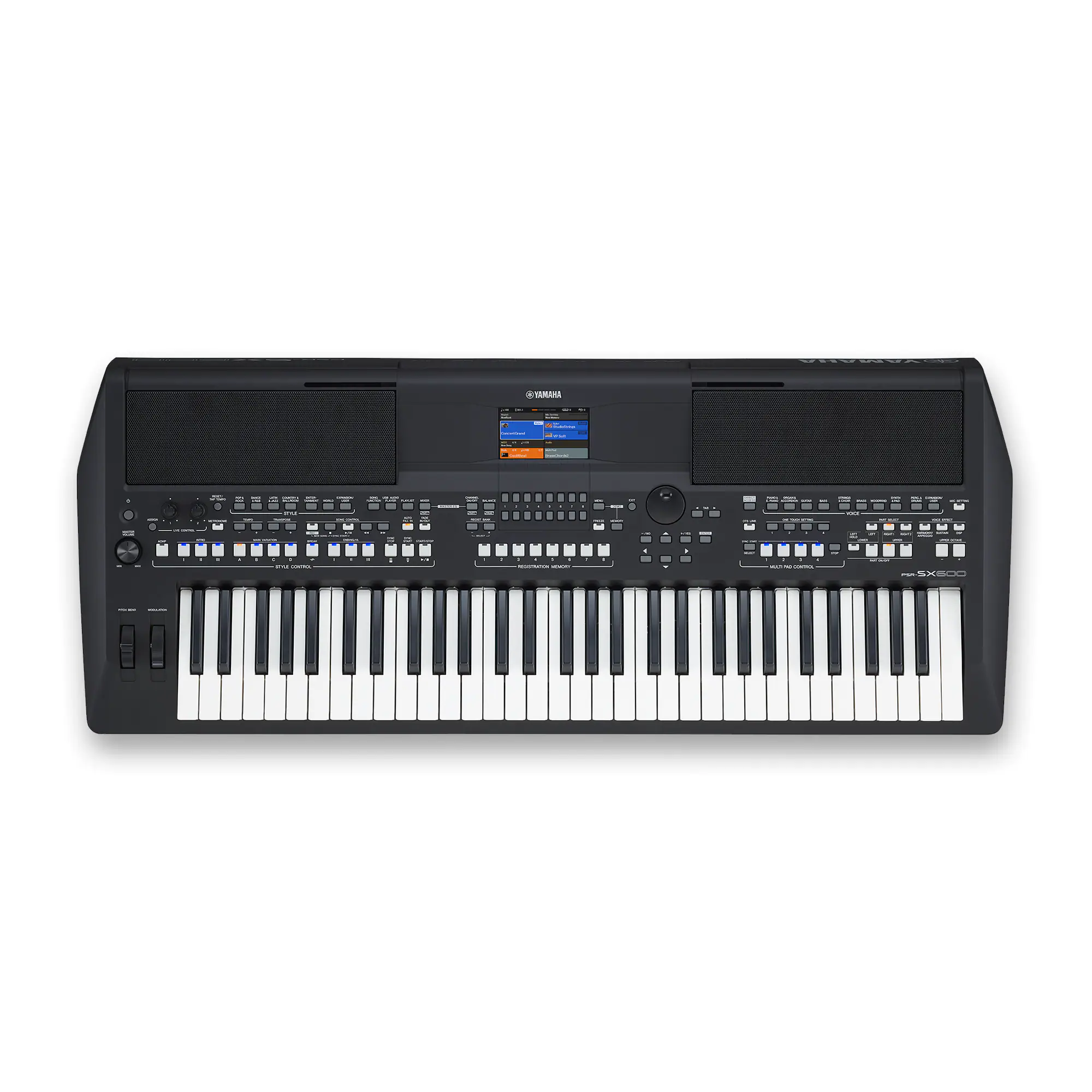 Đàn Organ điện tử chuyên nghiệp/ Digital Keyboard Workstation - Yamaha PSR-SX600 (PSR SX600) - Màu đen - Hàng chính hãng