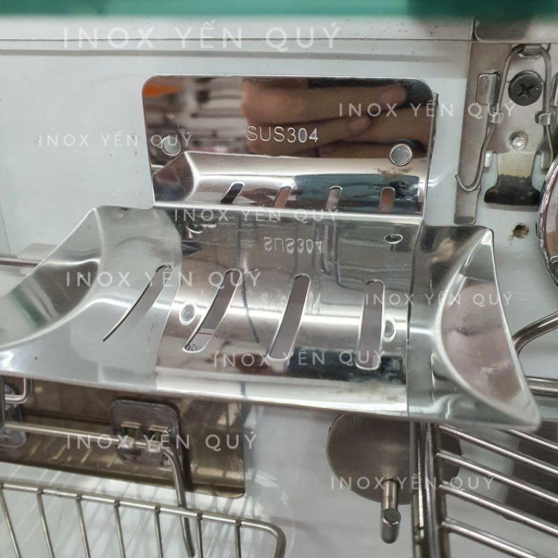 Giá đựng xà phòng dán tường bằng keo hoặc khoan INOX304