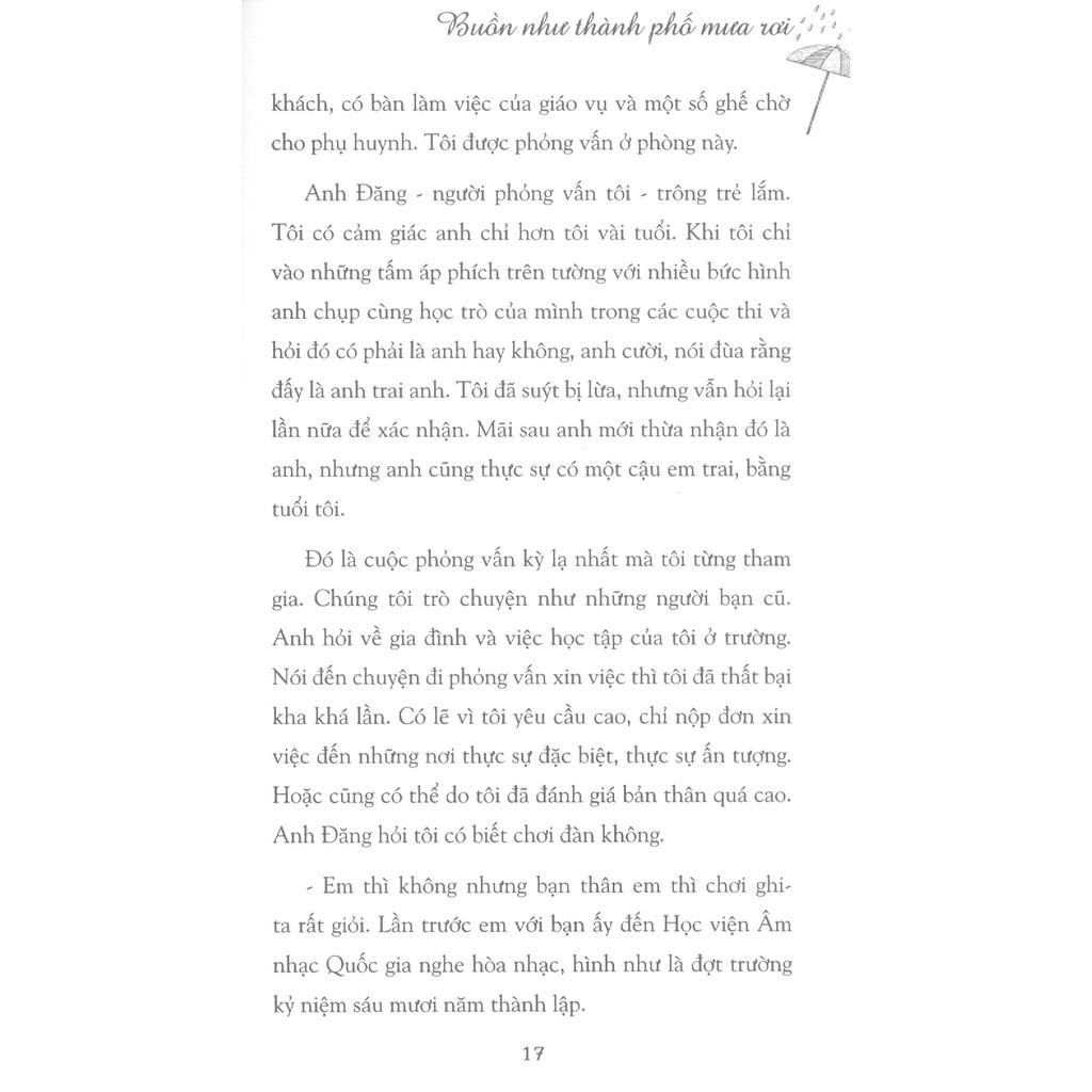 Buồn Như Thành Phố Mưa Rơi