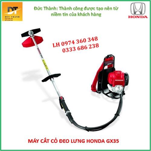 Máy cắt cỏ đeo lưng cần mềm HONDA GX35 nhập khẩu Thái Lan