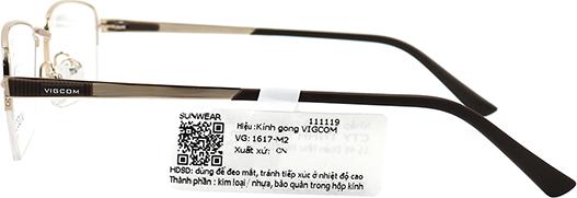 GỌNG KÍNH UNISEX VIGCOM VG1617 M5 (56-18-140)
