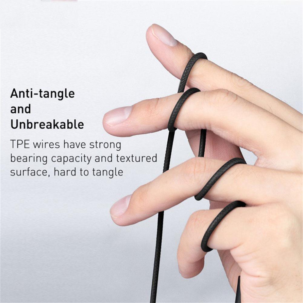 3.5mm Wired Earphones 6d Stereo Music Bass Headphones With Microphone In-ear Universal Mobile Computer Headset For Xiaomi Phones