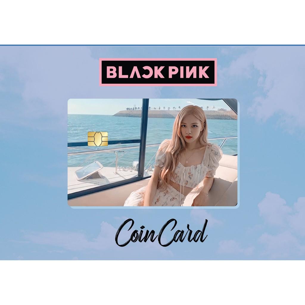 Miếng dán Thẻ ATM, debit, thẻ từ, thẻ chung cư, bảo vệ thẻ hình BLACKPINK ROSÉ