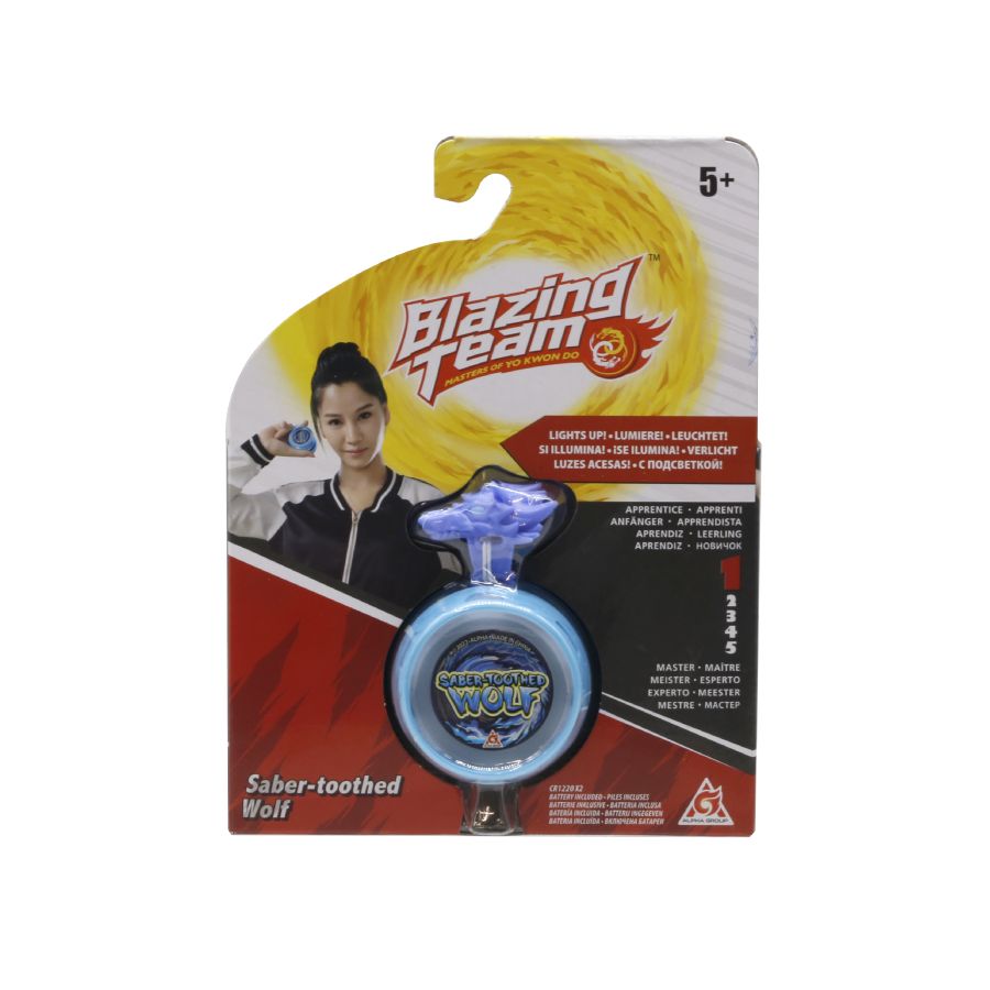 Đồ chơi Con Quay Yoyo Ánh Sáng Sói Răng Kiếm - Blazing Team Master Of Yo Kwon Do EU677131R