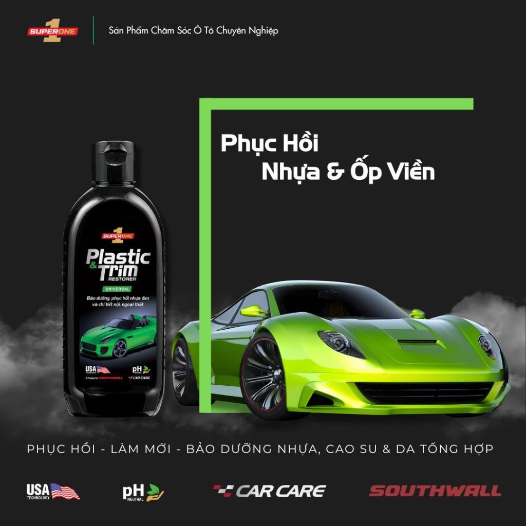 Kem Phục Hồi Nhựa &amp; Ốp Viền Ô Tô SUPERONE Plastic &amp; Trim  Restorer - Universal SOUTHWALL B301