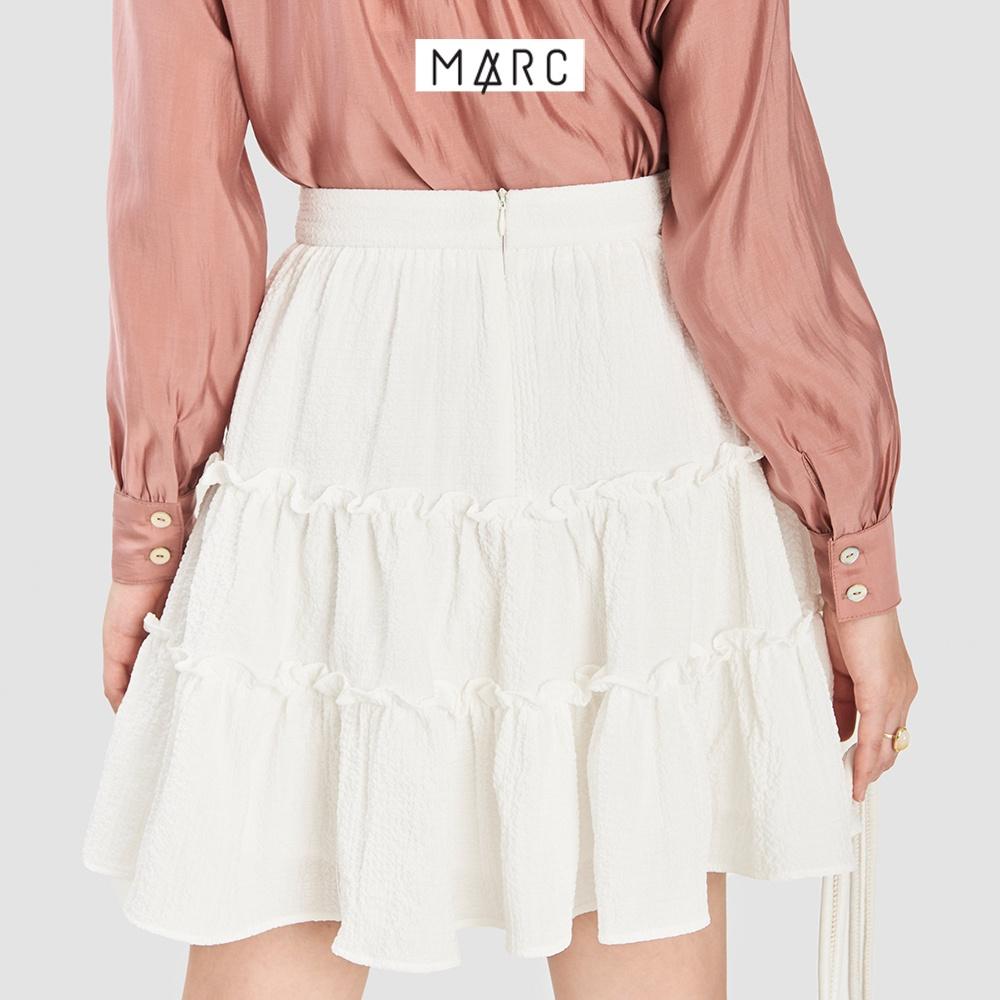 Váy nữ MARC FASHION mini 3 tầng viền bèo