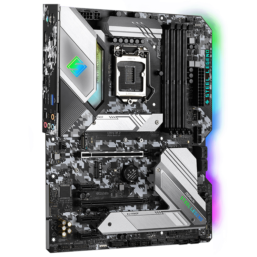 Bo Mạch Chủ Mainboard ASRock Z490 Steel Legend - Hàng Chính Hãng