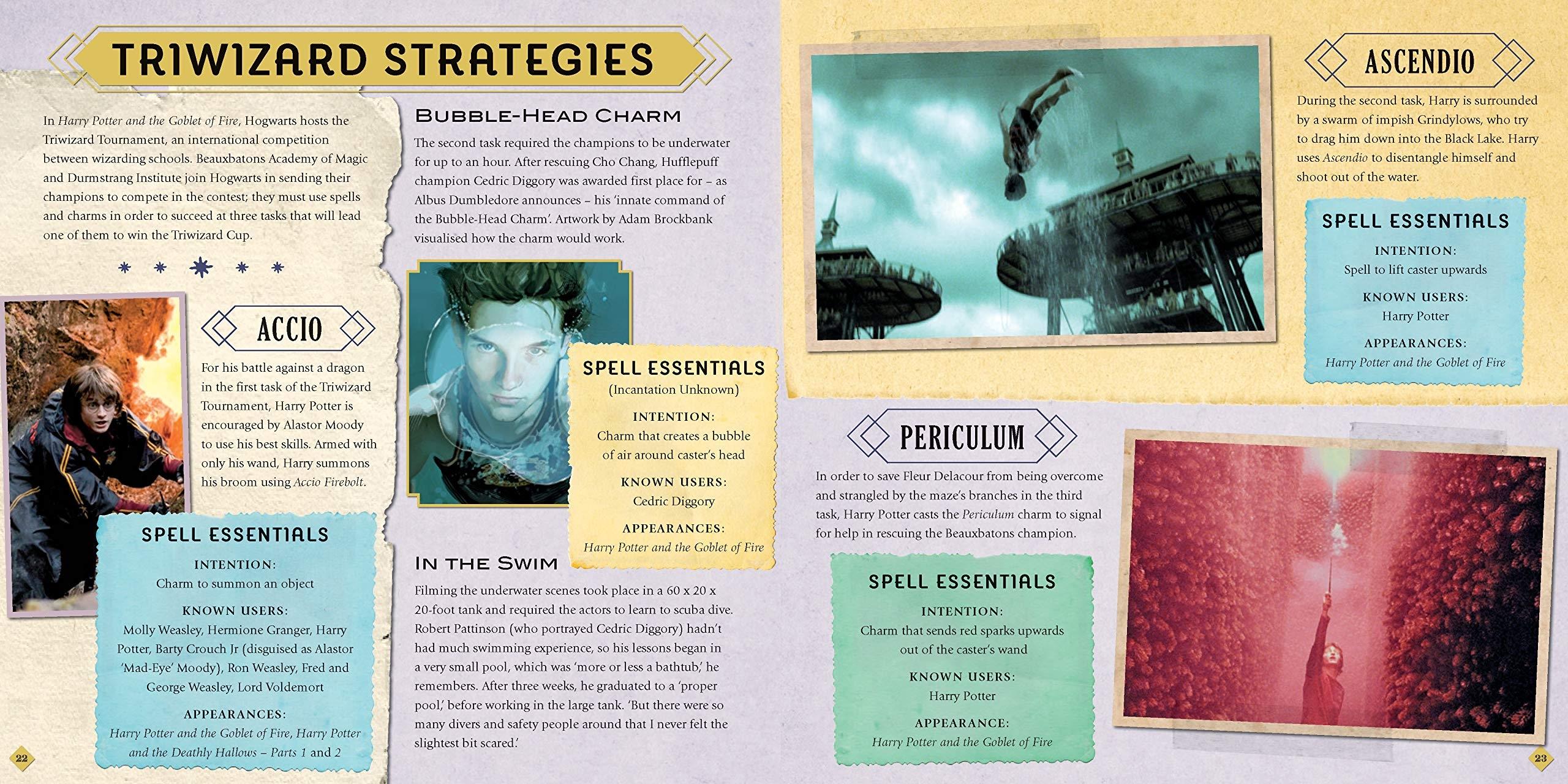 Harry Potter Spells and Charms : A Movie Scrapbook (Hardback) (English Book)