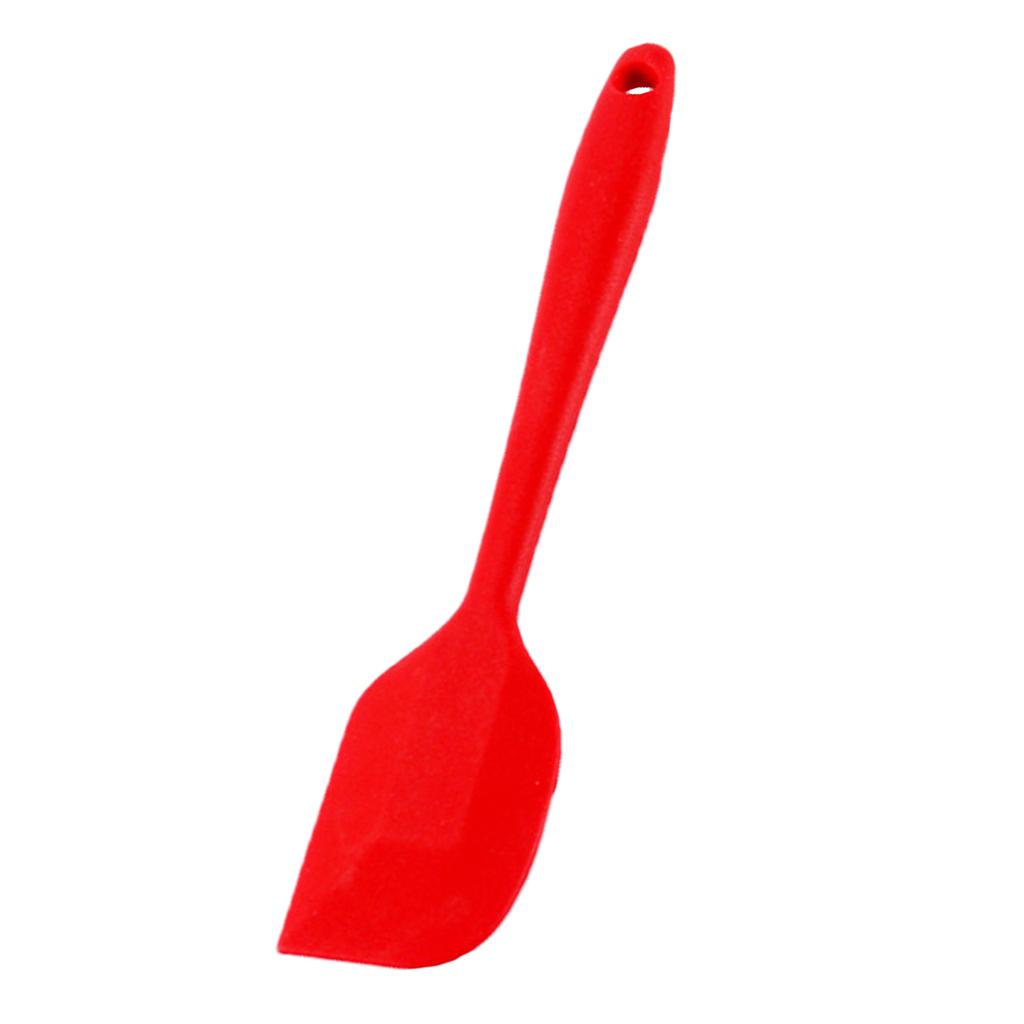 Long Handle Silicone Spatula Heat-Resistant Cake Decorating Scraper