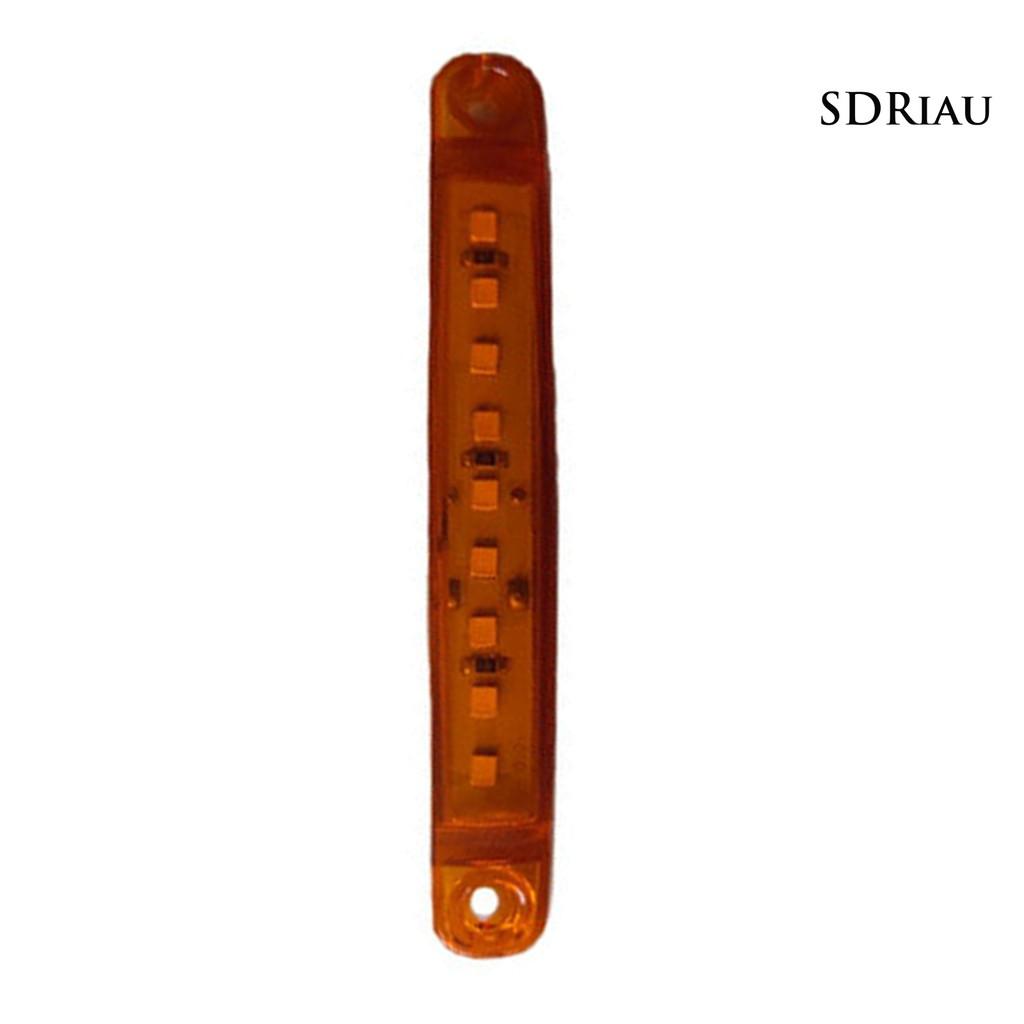 Set 10 Đèn Tín Hiệu Dc 24v 8 Led Dành Cho Xe Tải Kèm Phụ Kiện