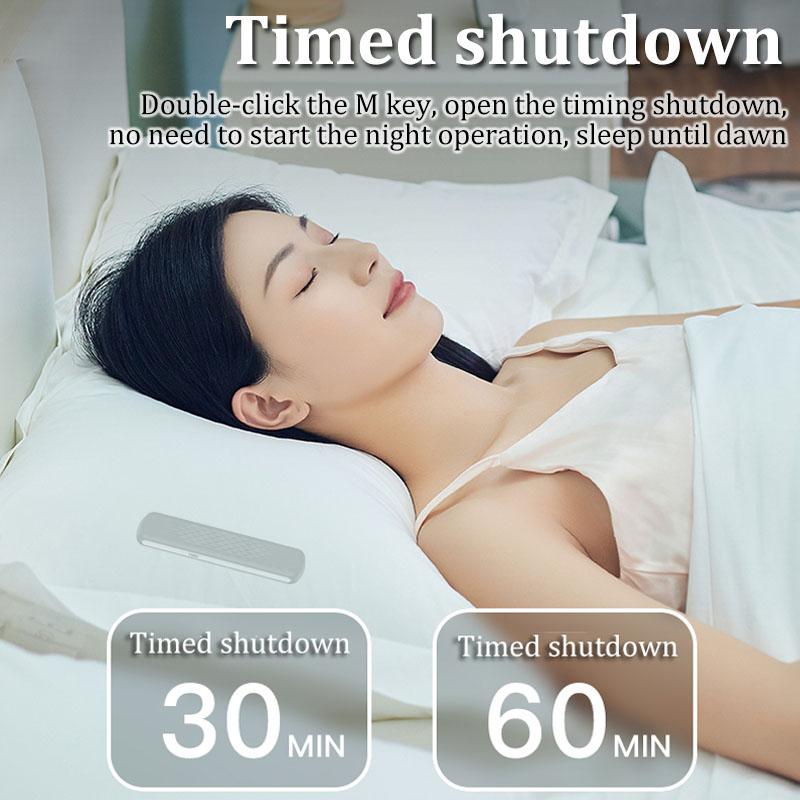 Người loa bluetooth mới bỏ túi âm thanh âm thanh âm thanh không dây dưới hộp âm nhạc Pillow tích hợp tiếng ồn trắng cải thiện giấc ngủ Color: White