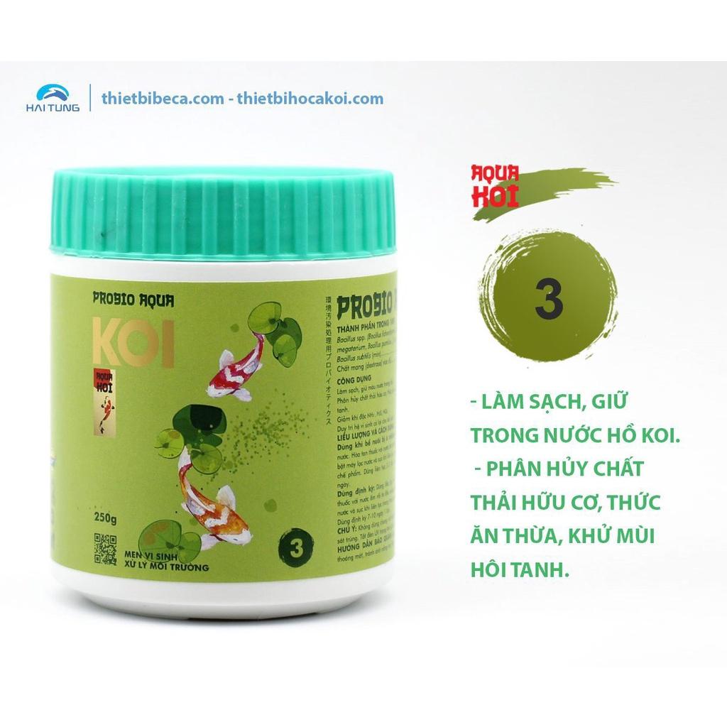 Chế Phẩm Số 3 -Vi sinh hồ Koi PROBIO AQUA, Phân hủy chất thải làm trong nước- AQUAKOI