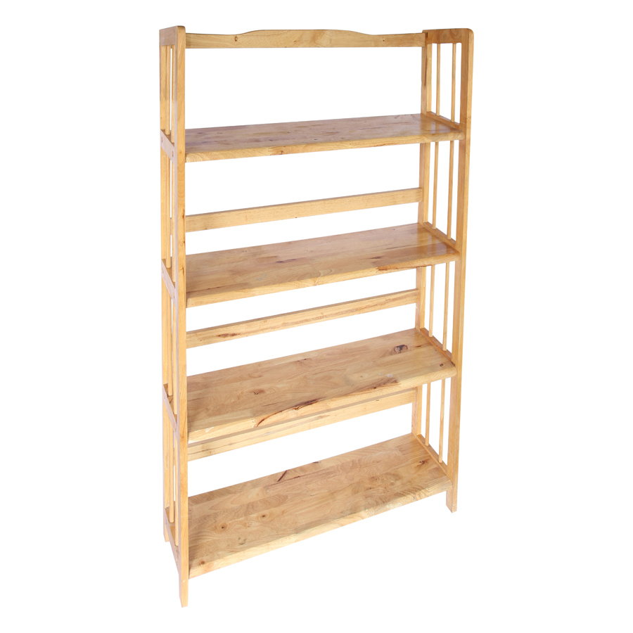Kệ Sách Đứng 4 Tầng Phương Lâm - Màu Tự Nhiên