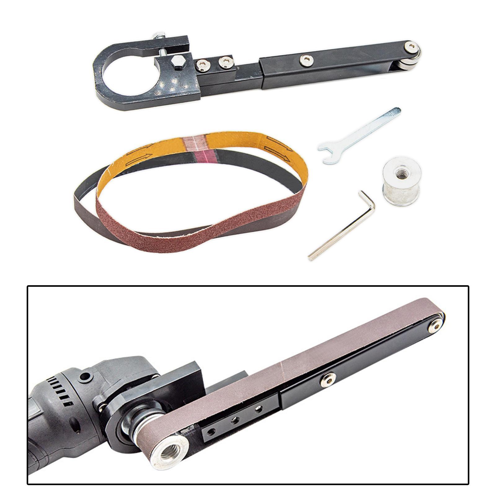 Belt Sander Angle Grinder Grinding Bracket Stainless Steel Multifunctional Drawing Machine Polishing Machine for Grinding DIY Sharpening,
