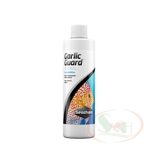 Hỗ trợ tiêu hóa Seachem Garlic Guard 100ml, 250ml, 500ml cải thiện biếng ăn cá thủy sinh nước biển