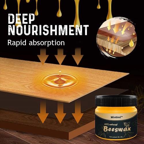 Sáp Ong Beewax Đánh Bóng Đồ Gỗ Bàn Ghế Tủ Sàn Nhà 100% Từ Thiên Nhiên