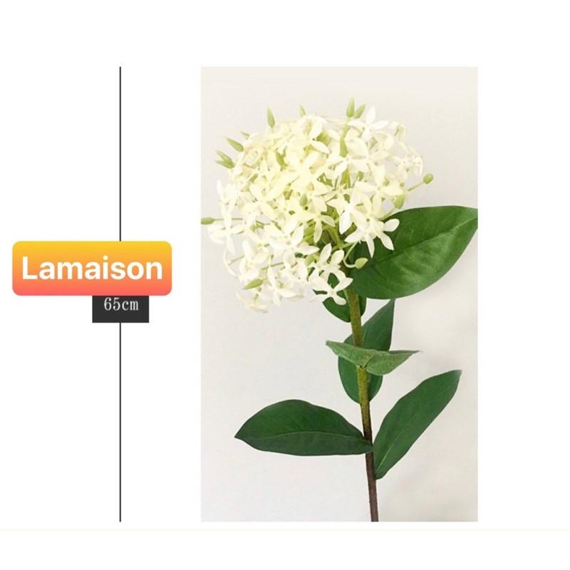 Cành hoa Thiên thảo cao 65cm trang trí sang trọng, hoa lụa cao cấp, hoa decor, hoa cô dâu