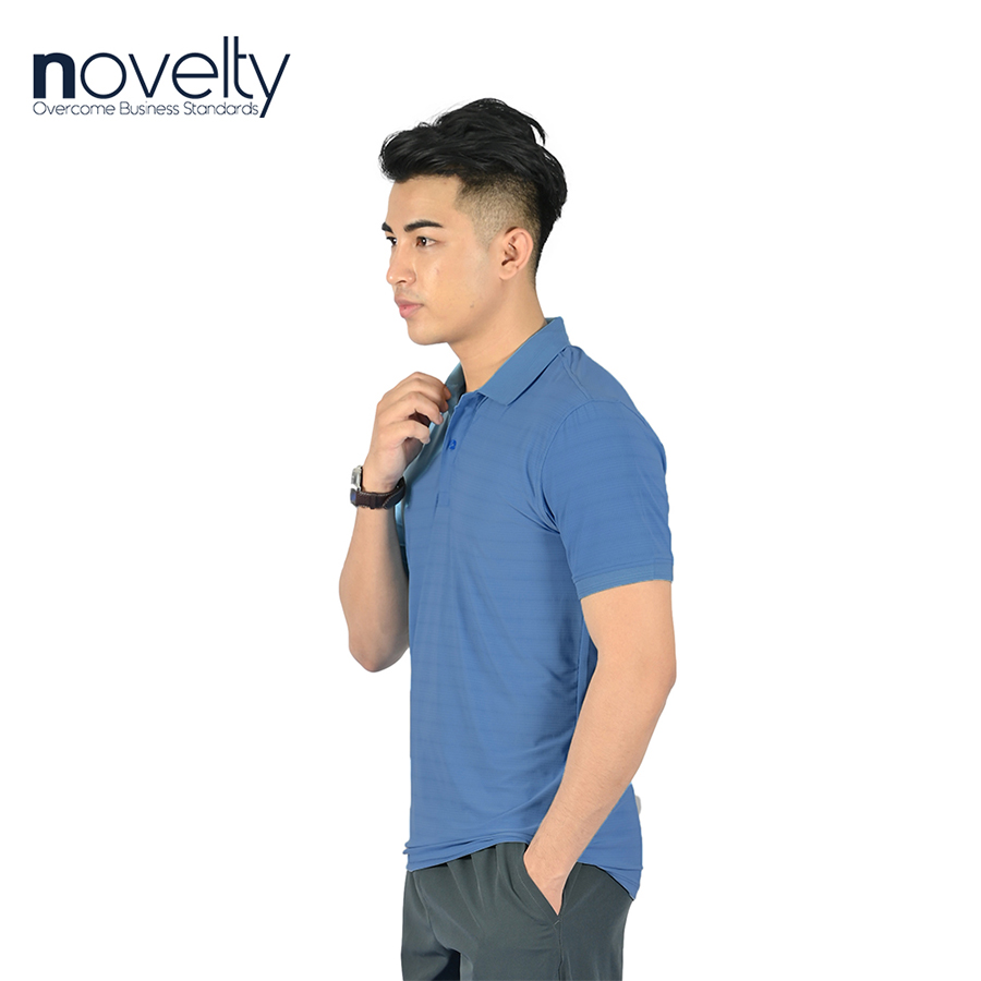 Áo thun nam Polo NOVELTY dệt họa tiết 210135N