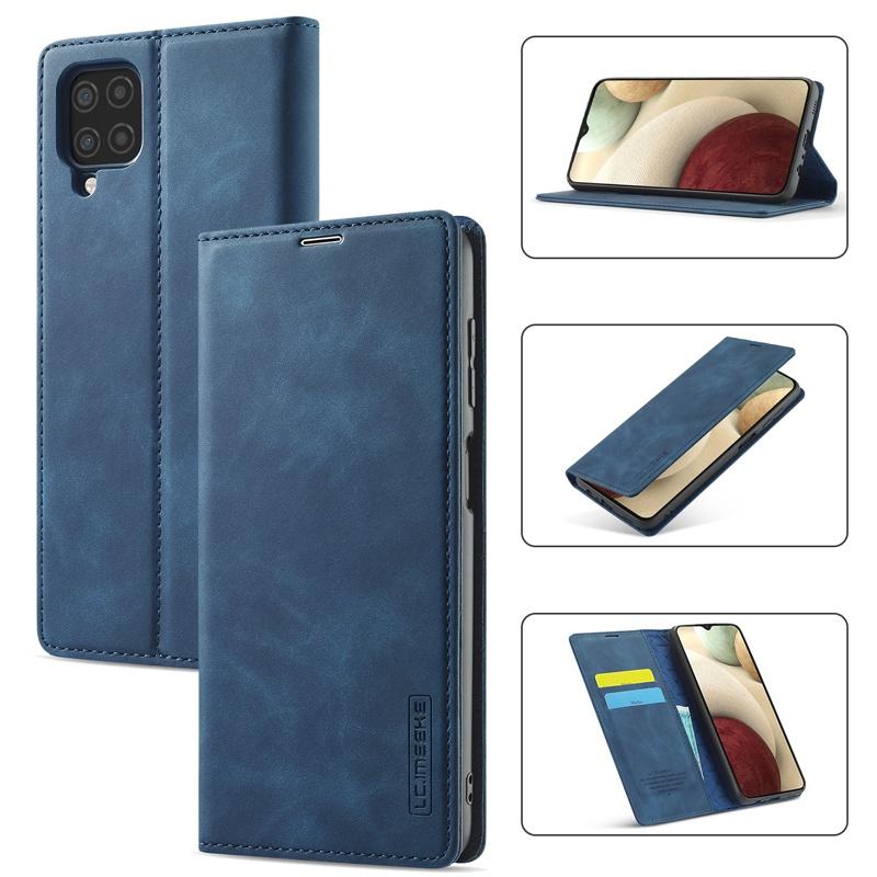 Ốp điện thoại da nắp lật từ tính có ngăn đựng thẻ cho Samsung Galaxy A12 A22 A21S A31 A41 A42 A51 A71 A52 A72 5G