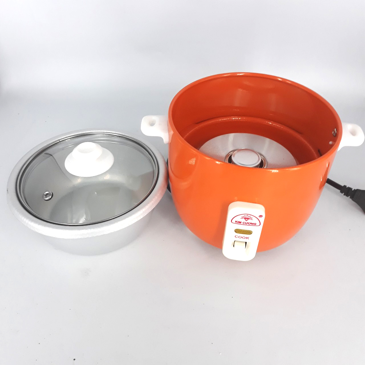 Nồi cơm điện Mini Kim Cương 0.3L  - Chỉ 1 người ăn - Hàng chính hãng 