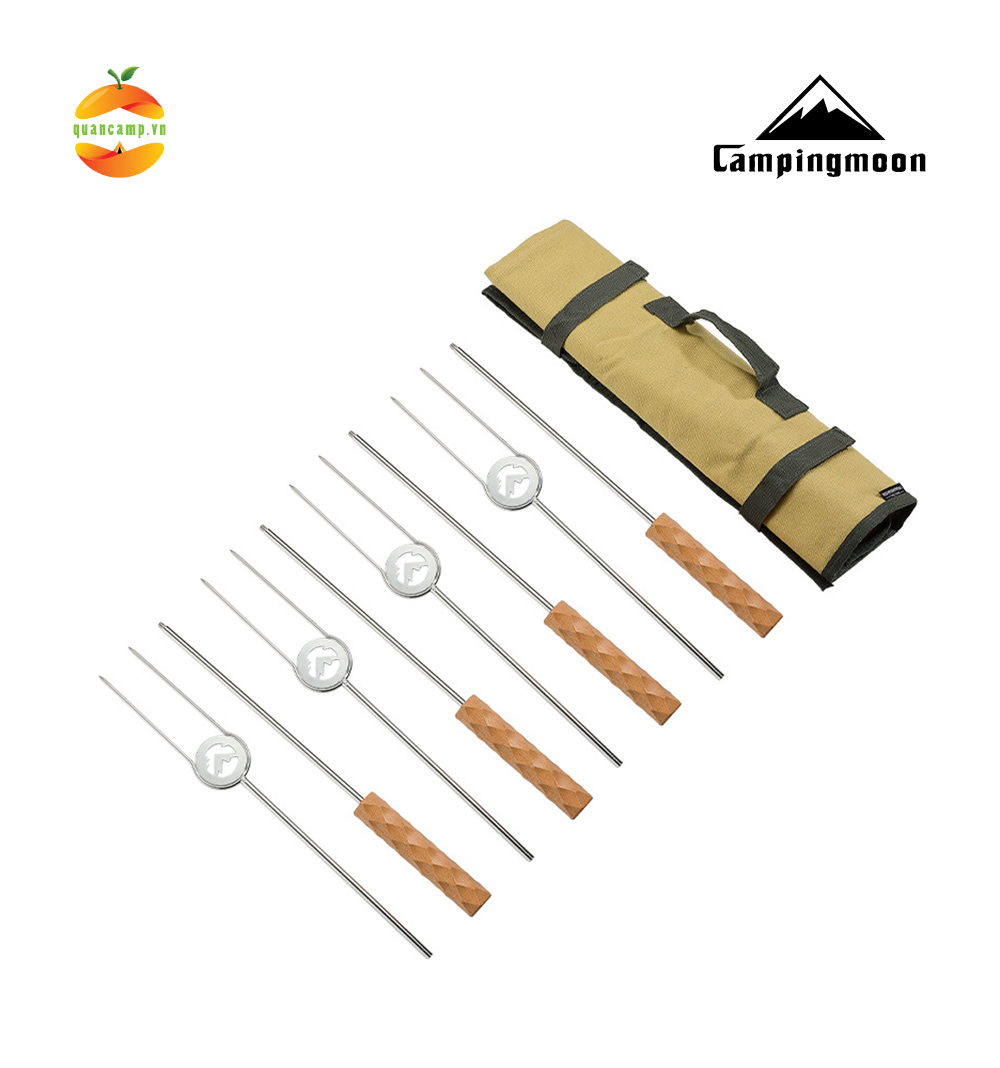 Bộ xiên nướng BBQ Campingmoon MK-4 (Bộ 04 cái)