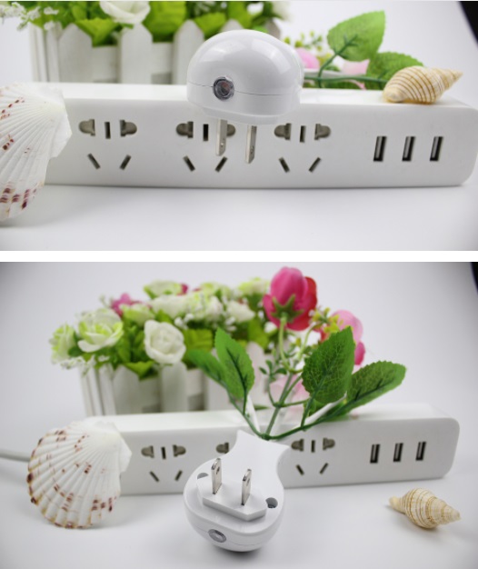 Đèn Ngủ Cảm Biến Ánh Sáng Hình Bình Hoa Ngẫu Nhiên
