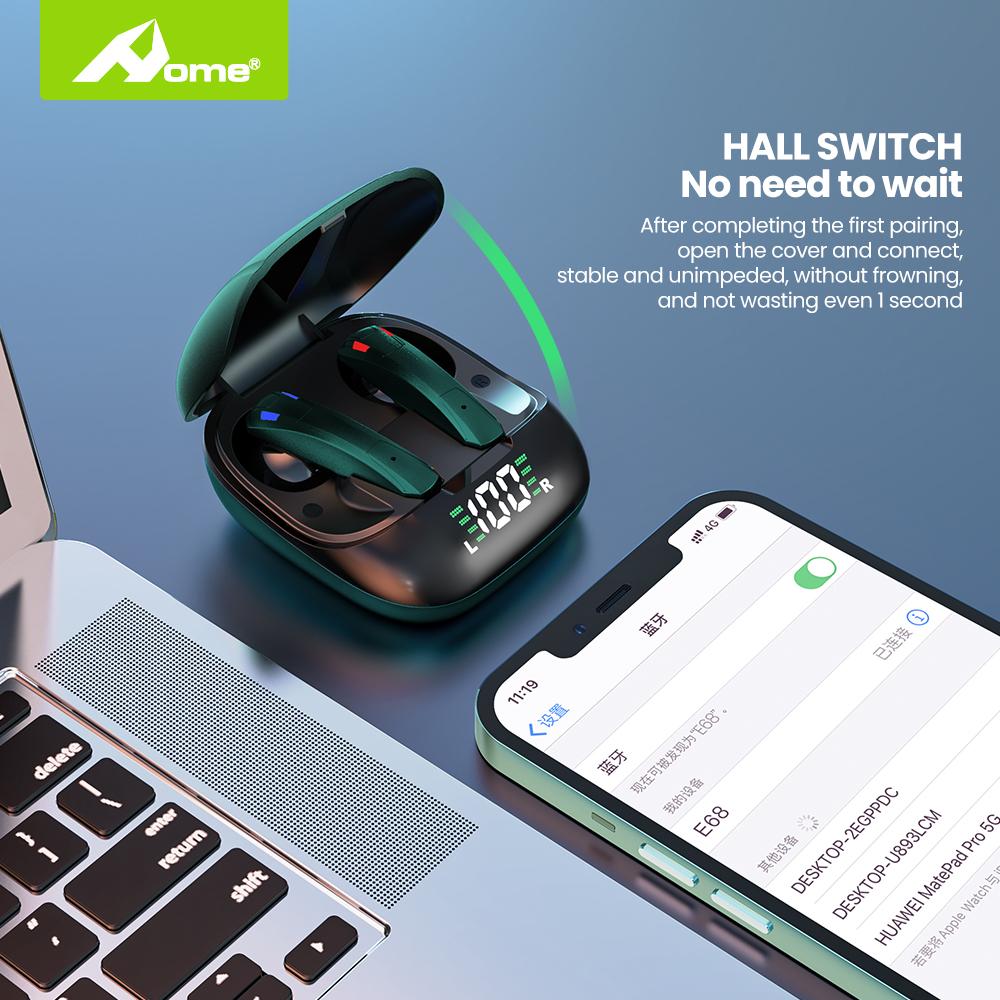 Thật Không Dây Bluetooth Tai Nghe Có Mic Độ Trễ Thấp Trò Chơi Tai Nghe Nhét Tai Tai Nghe LED Tai Tws Cảm Ứng Tai Nghe Nhét Tai Dành Cho Android iPhone