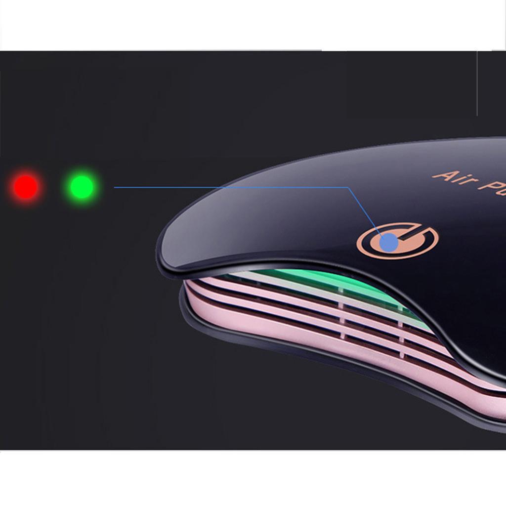 Black Car Air Purifier, Portable & Quiet Air Cleaner, Eliminates Dust, Smoke, Mold, Germs, Odor Cleaner, for Car
